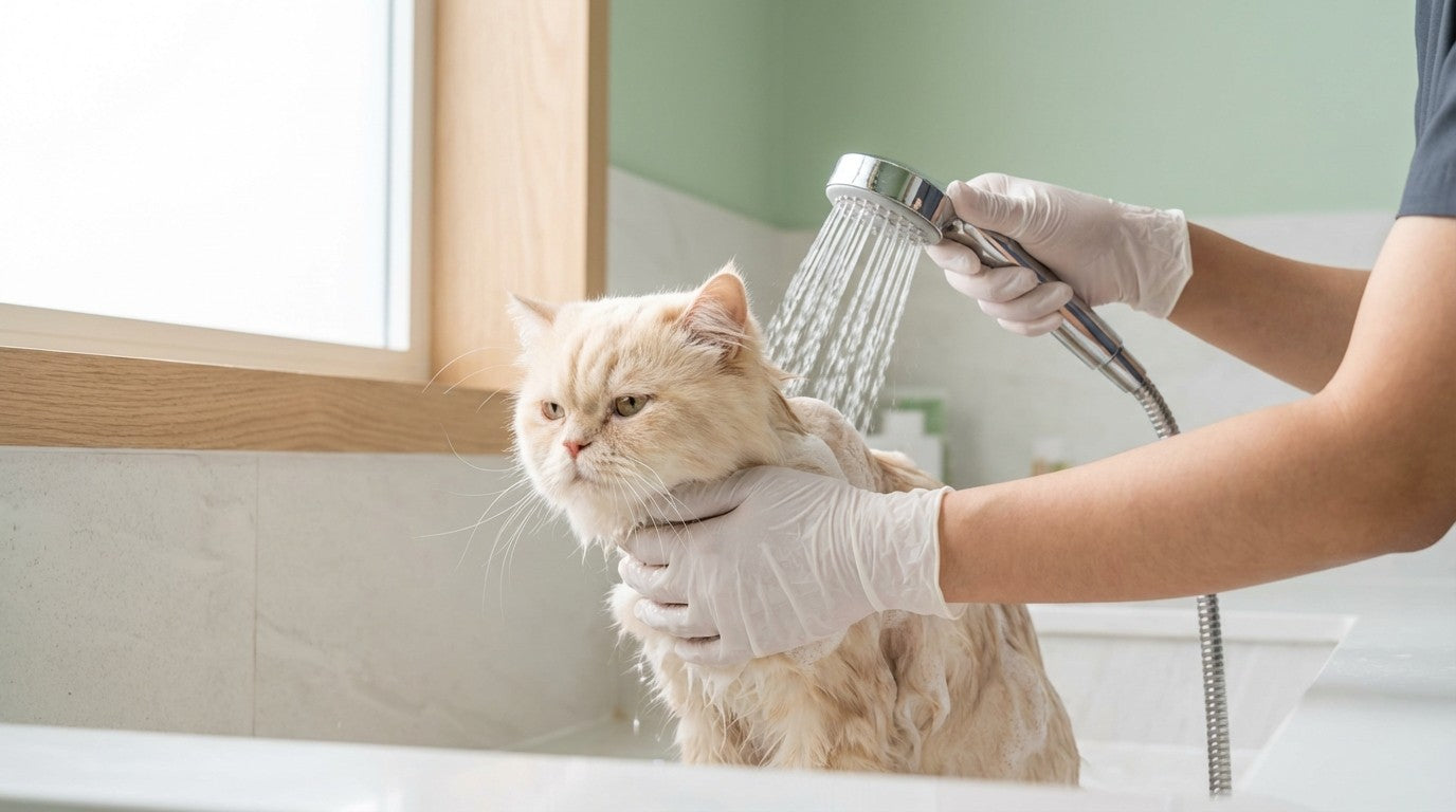 Banho em Gatos: 5 Técnicas Profissionais para Reduzir o Estresse