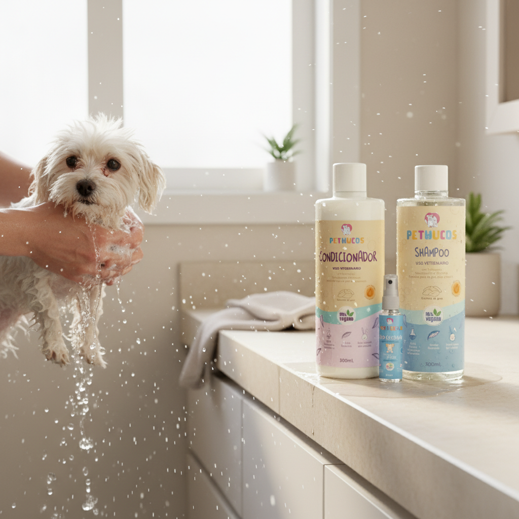 Kit Shampoo + Condicionador + Deo Colônia Vegano Natural Cheirinho de bebe