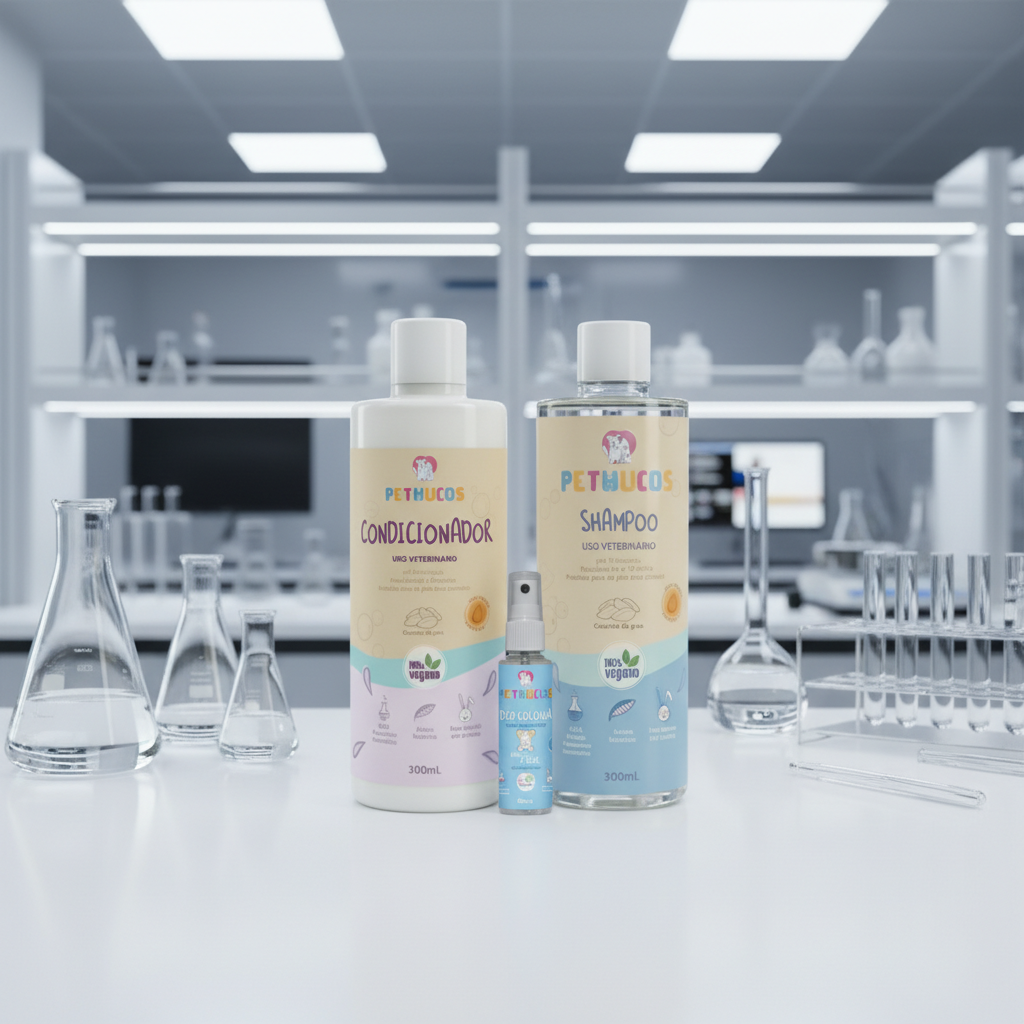 Kit Shampoo + Condicionador + Deo Colônia Vegano Natural Cheirinho de bebe