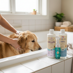 Kit Shampoo + Condicionador + Banho a Seco Spray Natural Vegano  para cães e gatos  - Pethucos