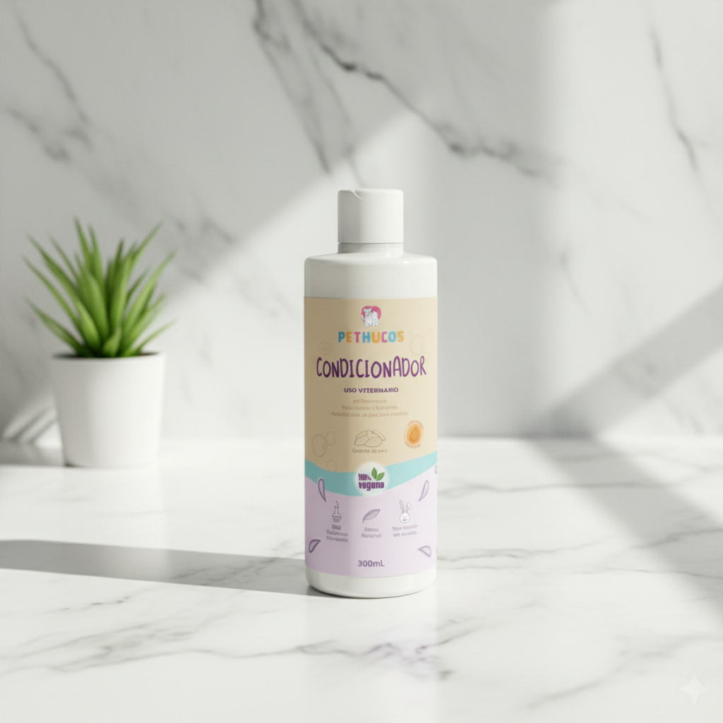 Condicionador Natural Vegano cães gatos 300mL - Pethucos